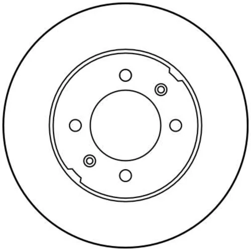 Brzdový kotúč TRW DF1829 - obr. 1