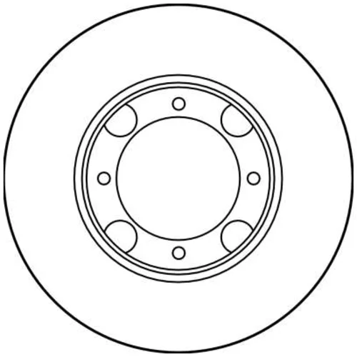 Brzdový kotúč TRW DF1958 - obr. 1
