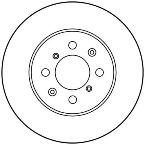 Brzdový kotúč TRW DF2717 - obr. 1