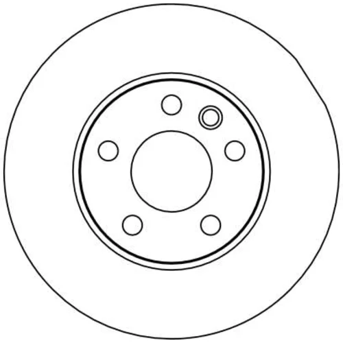 Brzdový kotúč TRW DF2810 - obr. 1