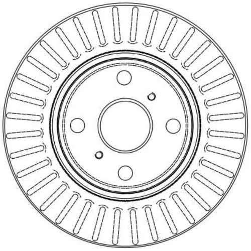 Brzdový kotúč TRW DF4058 - obr. 1