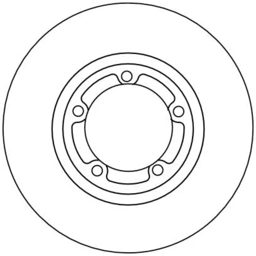 Brzdový kotúč TRW DF4102 - obr. 1