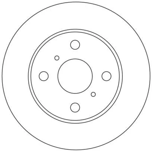 Brzdový kotúč TRW DF4112 - obr. 1