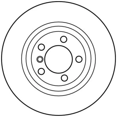 Brzdový kotúč TRW DF4166 - obr. 1