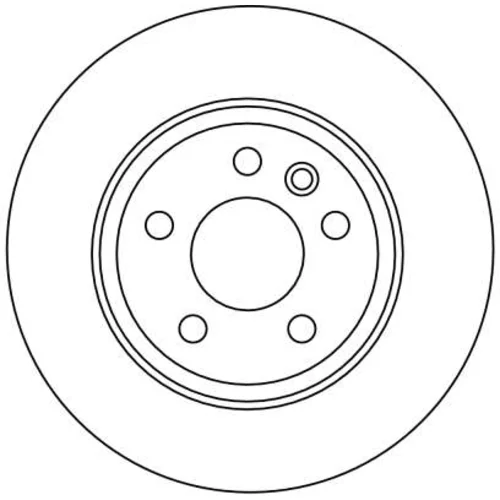 Brzdový kotúč TRW DF4208 - obr. 1