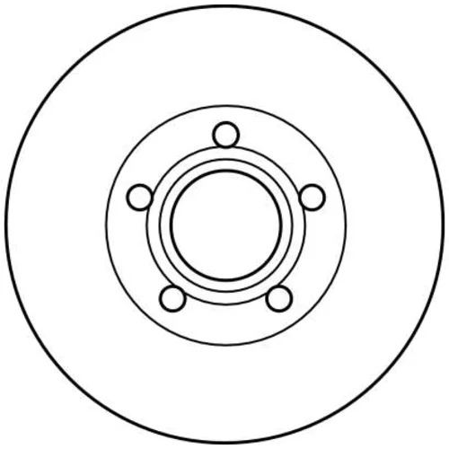 Brzdový kotúč TRW DF4238 - obr. 1