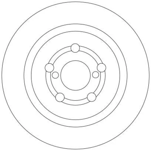 Brzdový kotúč TRW DF4380 - obr. 1