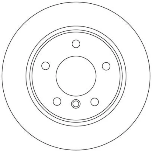 Brzdový kotúč TRW DF4448 - obr. 1