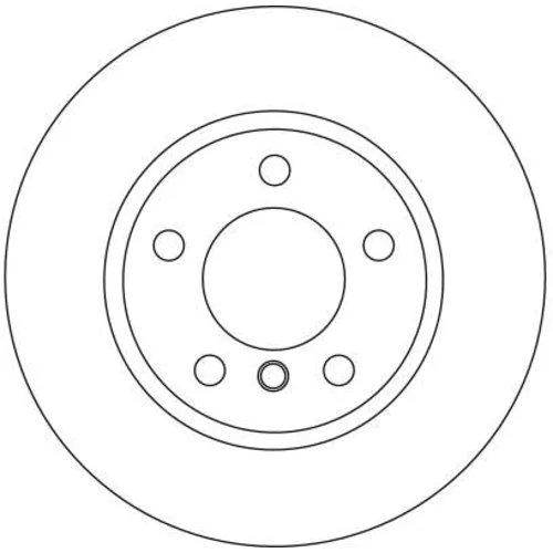 Brzdový kotúč TRW DF4449 - obr. 1