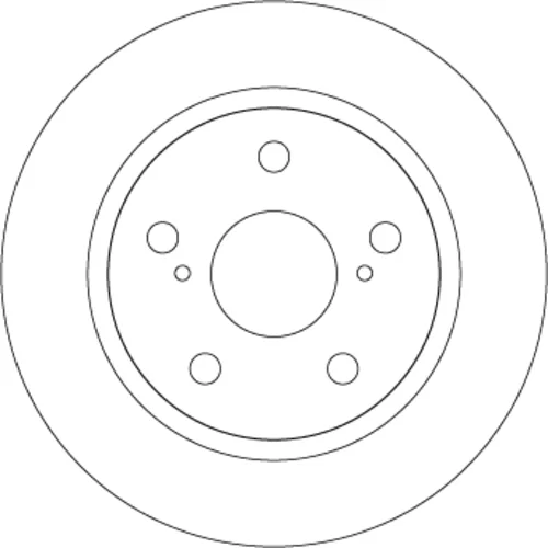 Brzdový kotúč TRW DF4830 - obr. 1