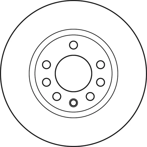 Brzdový kotúč TRW DF4936 - obr. 1