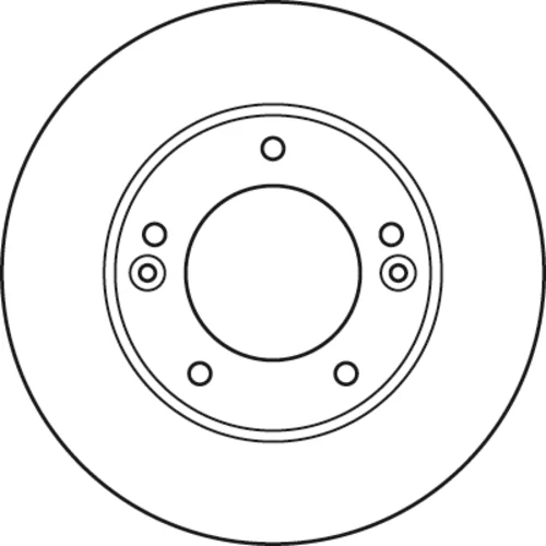 Brzdový kotúč TRW DF6081S - obr. 1