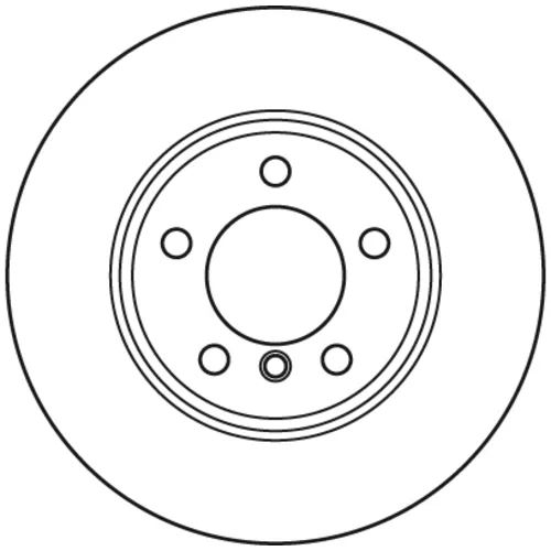 Brzdový kotúč TRW DF6119S - obr. 1