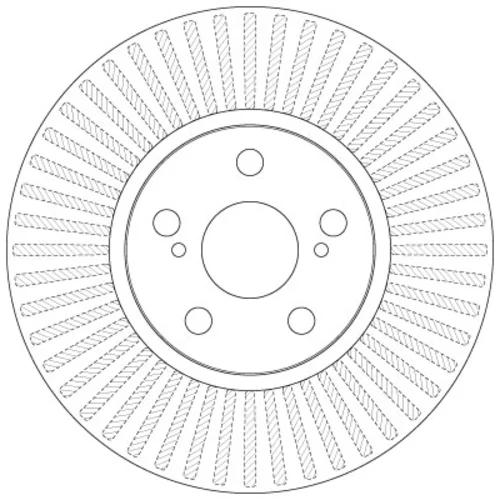 Brzdový kotúč TRW DF6234 - obr. 1