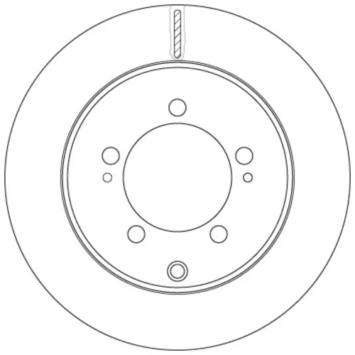 Brzdový kotúč TRW DF6274 - obr. 1