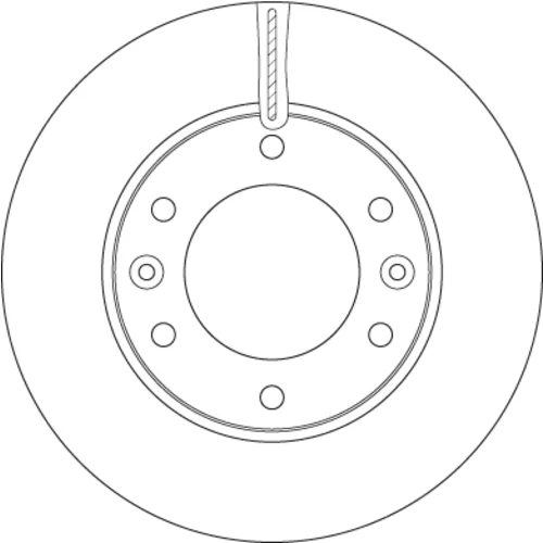 Brzdový kotúč TRW DF6446 - obr. 1