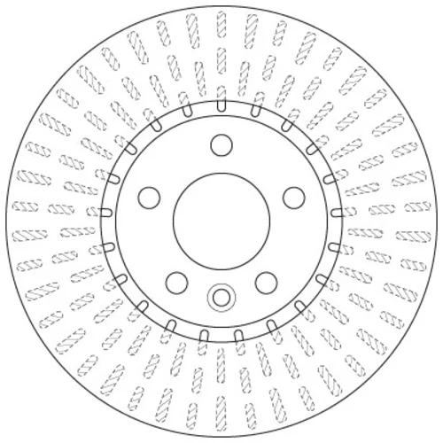 Brzdový kotúč TRW DF6499S - obr. 1