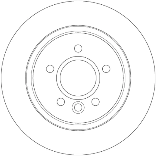 Brzdový kotúč TRW DF6535 - obr. 1