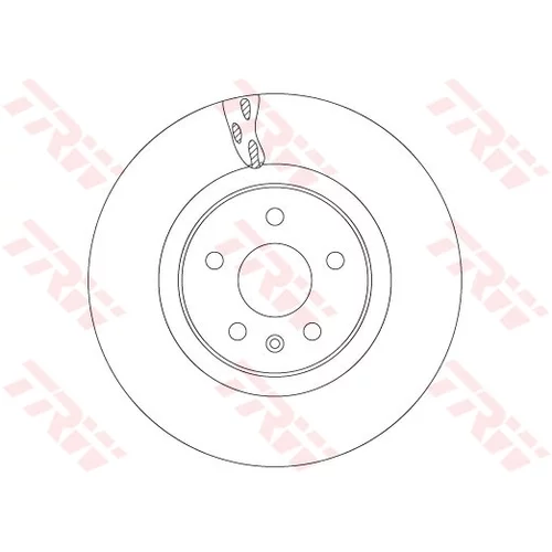 Brzdový kotúč TRW DF6700S