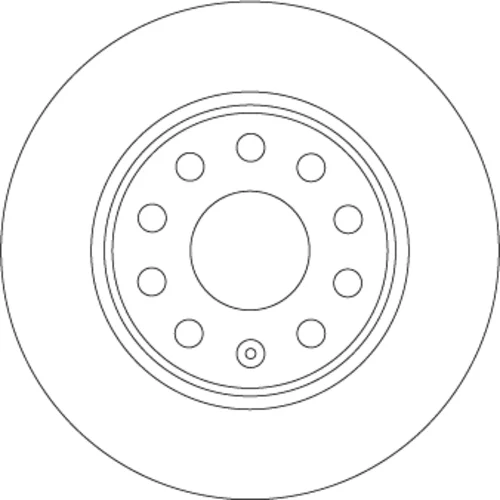 Brzdový kotúč TRW DF6952