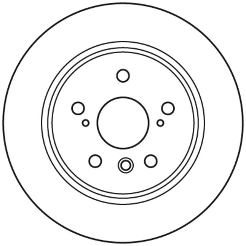 Brzdový kotúč TRW DF7209 - obr. 1