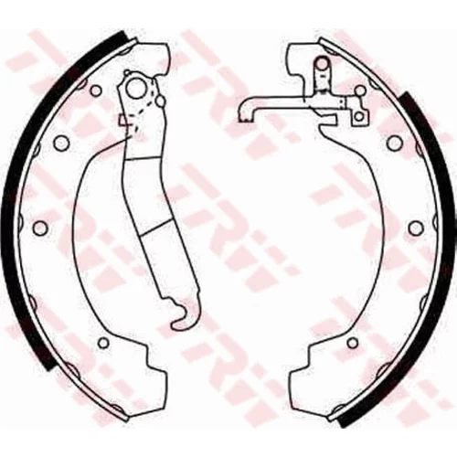 Sada brzdových čeľustí TRW GS8151