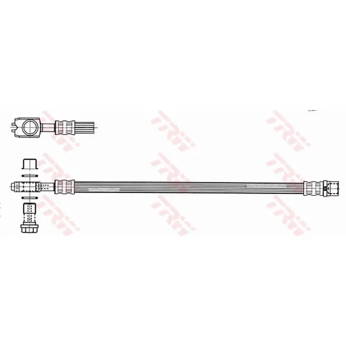 Brzdová hadica TRW PHD1015 - obr. 2