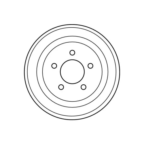 Brzdový bubon TRW DB4287 - obr. 1