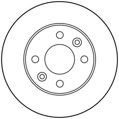 Brzdový kotúč TRW DF1016 - obr. 1