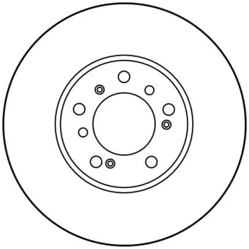 Brzdový kotúč TRW DF1119 - obr. 1