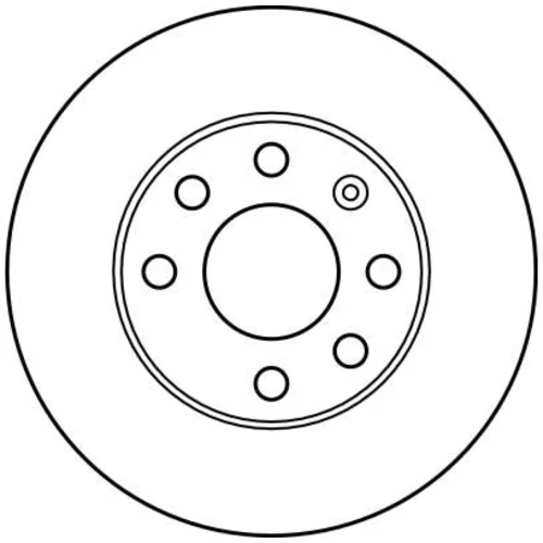 Brzdový kotúč TRW DF1609 - obr. 1