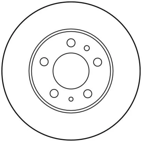 Brzdový kotúč TRW DF1686 - obr. 1