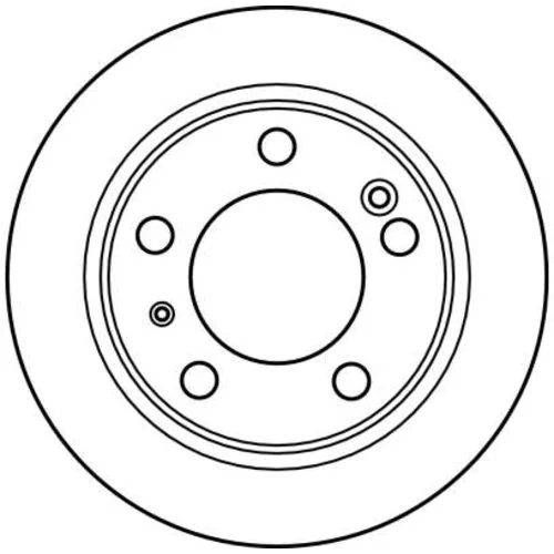 Brzdový kotúč TRW DF2583 - obr. 1