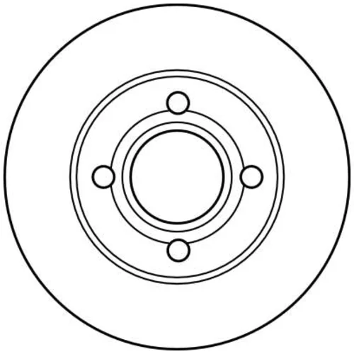 Brzdový kotúč TRW DF2598 - obr. 1