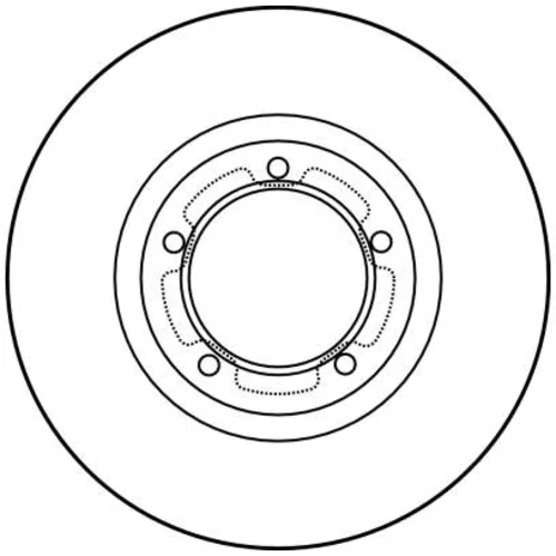 Brzdový kotúč TRW DF2786 - obr. 1