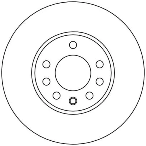 Brzdový kotúč TRW DF4048 - obr. 1