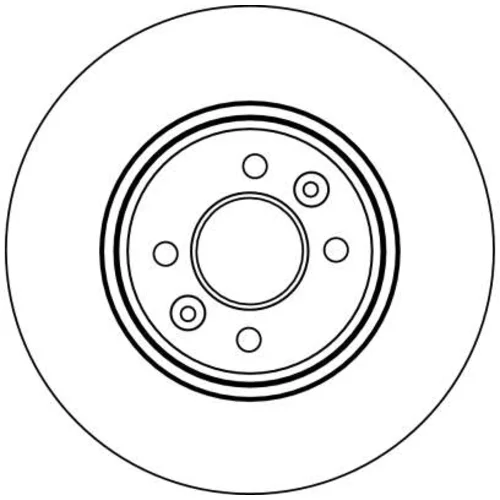 Brzdový kotúč TRW DF4110 - obr. 1