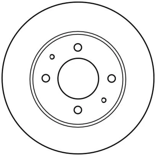 Brzdový kotúč TRW DF4158 - obr. 1