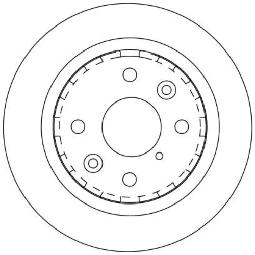 Brzdový kotúč TRW DF4173 - obr. 1