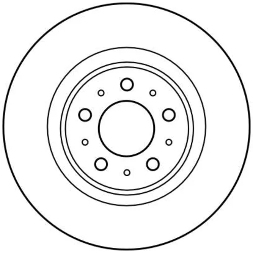 Brzdový kotúč TRW DF4233 - obr. 1