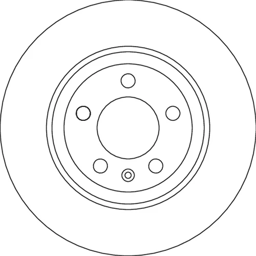 Brzdový kotúč TRW DF4624