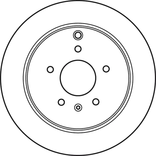Brzdový kotúč TRW DF6024 - obr. 1