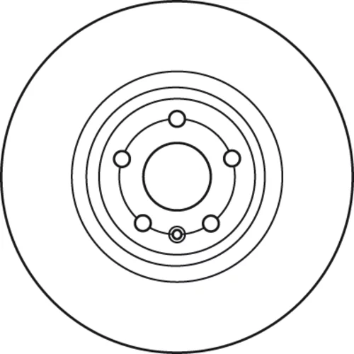 Brzdový kotúč TRW DF6041S - obr. 1