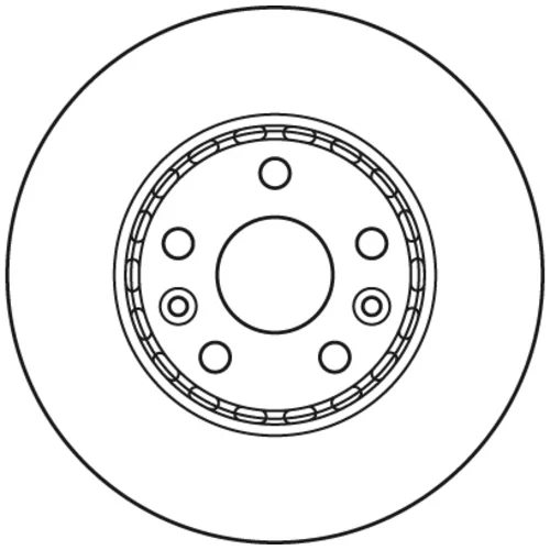 Brzdový kotúč TRW DF6110 - obr. 1