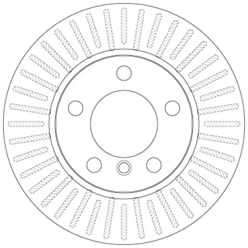 Brzdový kotúč TRW DF6255 - obr. 1