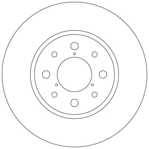 Brzdový kotúč TRW DF6347 - obr. 1