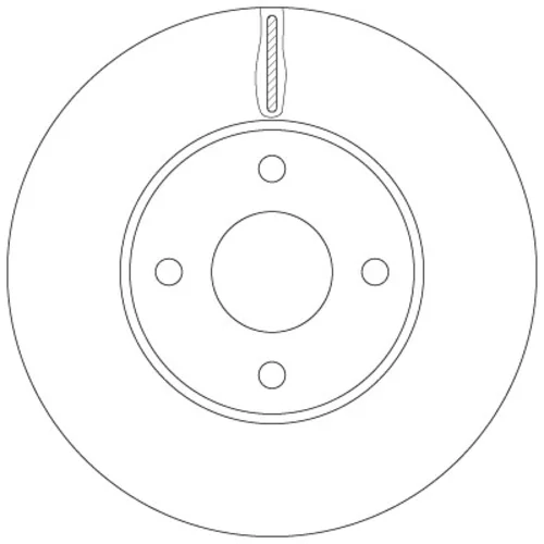 Brzdový kotúč DF6520 /TRW/ - obr. 1