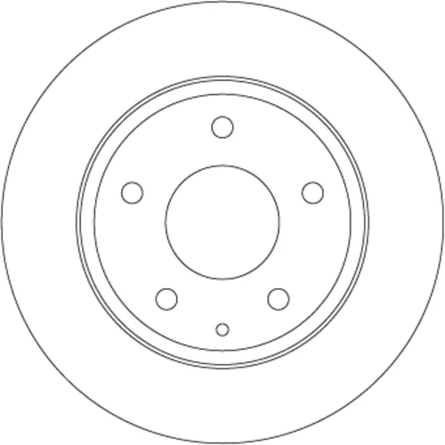 Brzdový kotúč TRW DF6659 - obr. 1