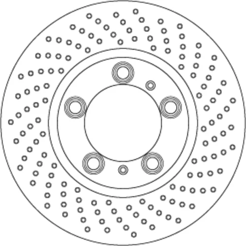 Brzdový kotúč TRW DF6779S