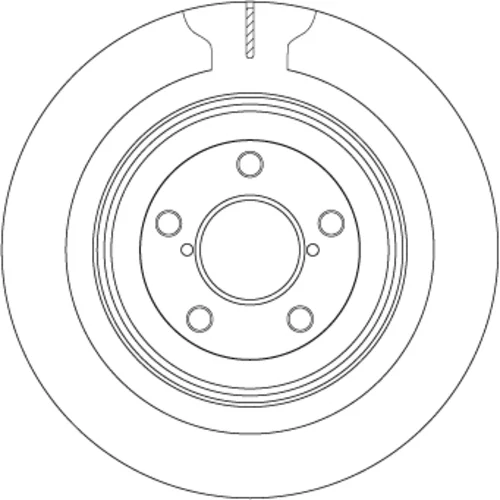 Brzdový kotúč TRW DF7328 - obr. 1